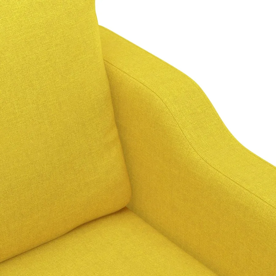 Fauteuil Jaune clair 60 cm Tissu - 6