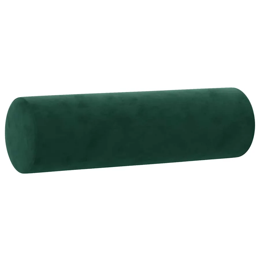 Ensemble de canapés 3 pcs avec coussins vert foncé velours - 8
