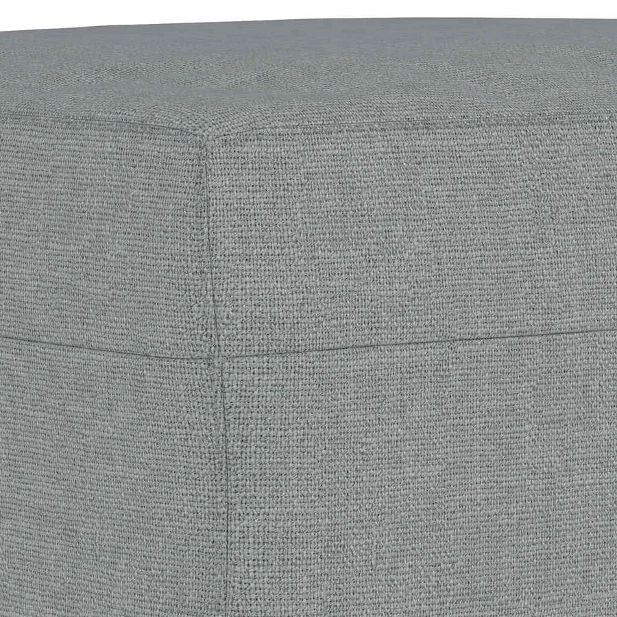 Ensemble de canapés 3 pcs coussins gris clair tissu - 6