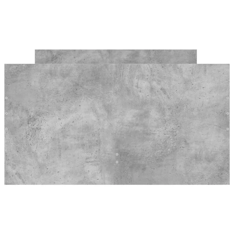 Cadre de lit avec tiroirs sans matelas gris béton 90x190 cm - 7