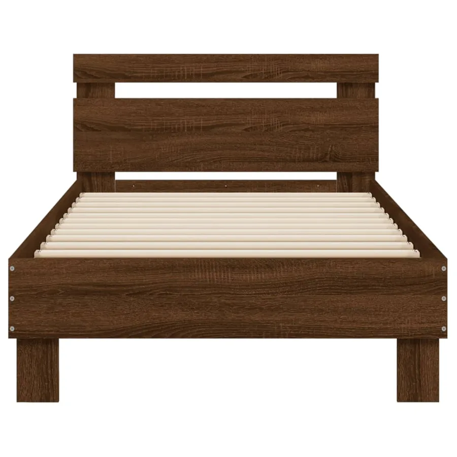 Cadre de lit sans matelas avec lumières LED 90x190 cm - 7