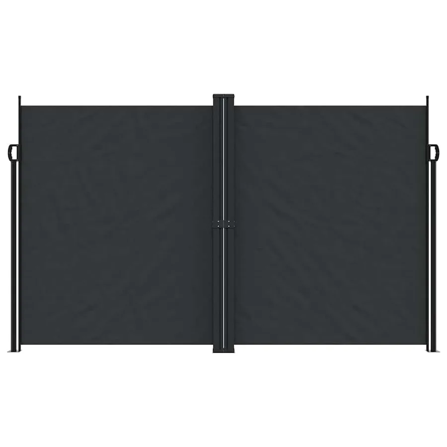 Auvent latéral rétractable Noir 200x1200 cm - 3