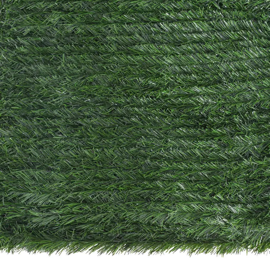 Clôture en gazon artificiel vert 1x5 m - 4