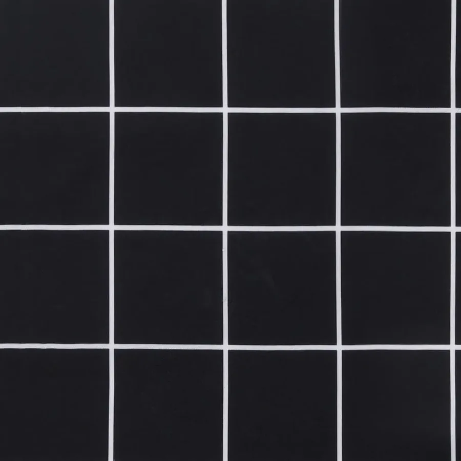 Coussins de chaise à dossier bas lot de 2 motif à carreaux noir - 9