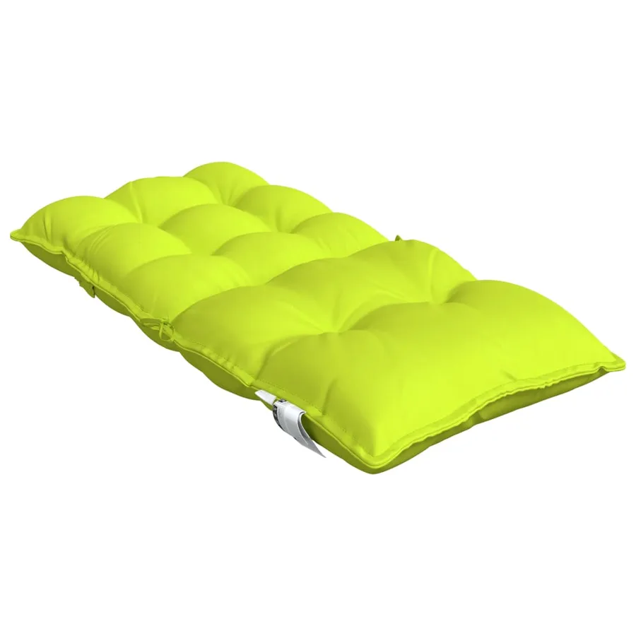 Coussins de chaise à dossier bas lot de 6 vert vif - 6