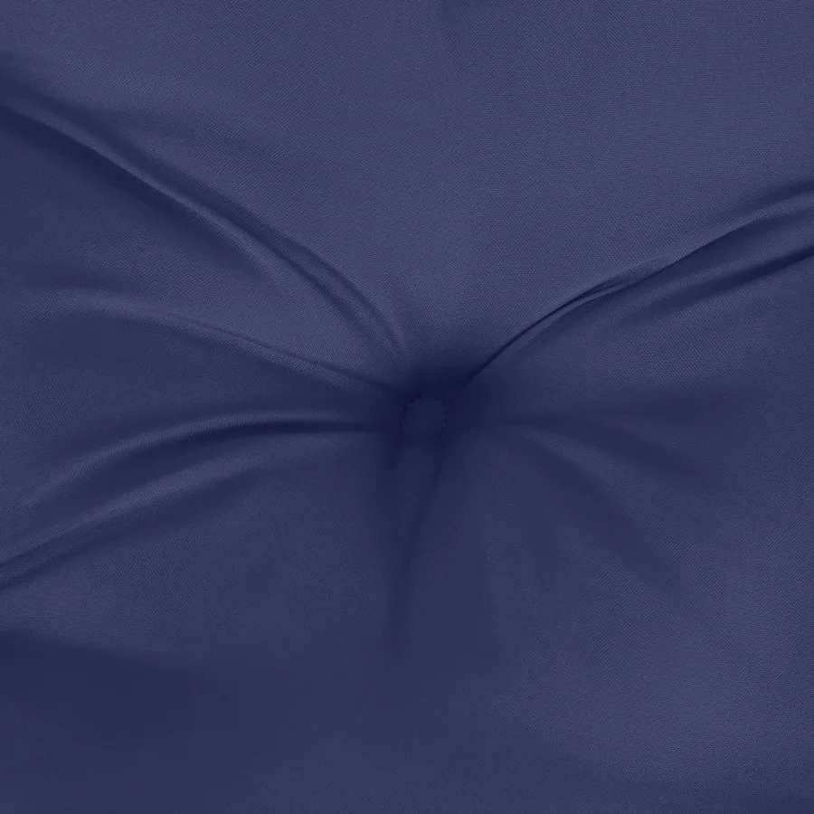 Coussins de chaise à dossier bas lot de 4 bleu marine - 8