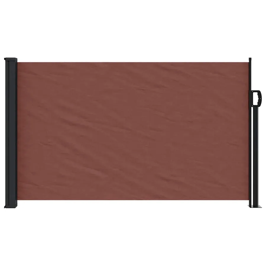 Auvent latéral rétractable marron 120x600 cm - 3