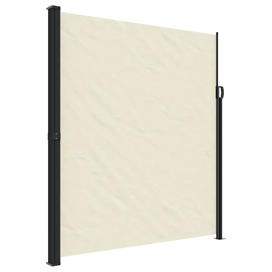 Auvent latéral rétractable crème 220x500 cm - 2