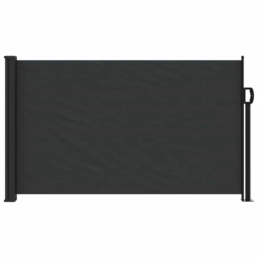 Auvent latéral rétractable noir 120x600 cm - 4