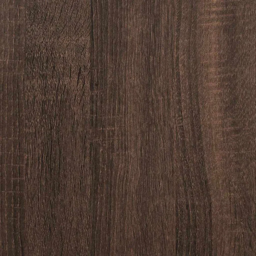 Armoire lavabo de salle de bain chêne marron bois d'ingénierie - 11