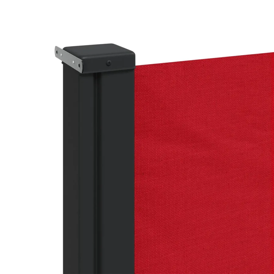 Auvent latéral rétractable rouge 140x600 cm - 7