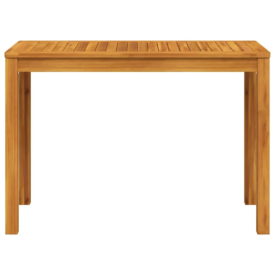 Table à manger de jardin 110x55x75 cm bois massif d'acacia - 4