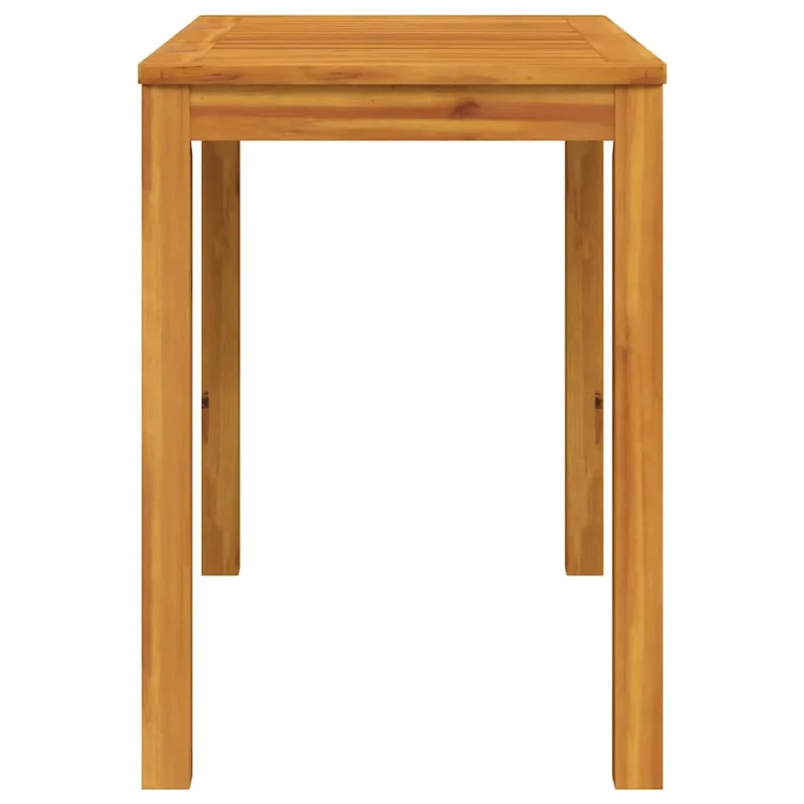 Table à manger de jardin 110x55x75 cm bois massif d'acacia - 5