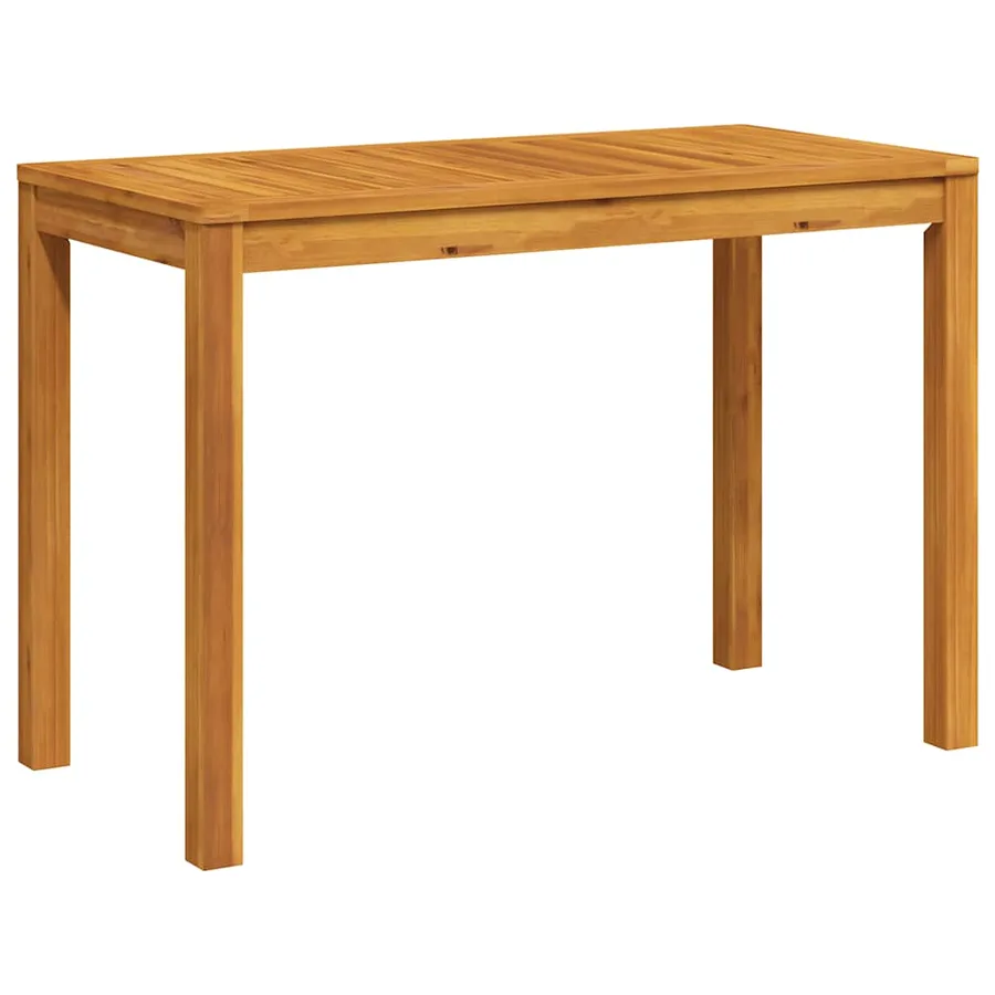 Table à manger de jardin 110x55x75 cm bois massif d'acacia - 6