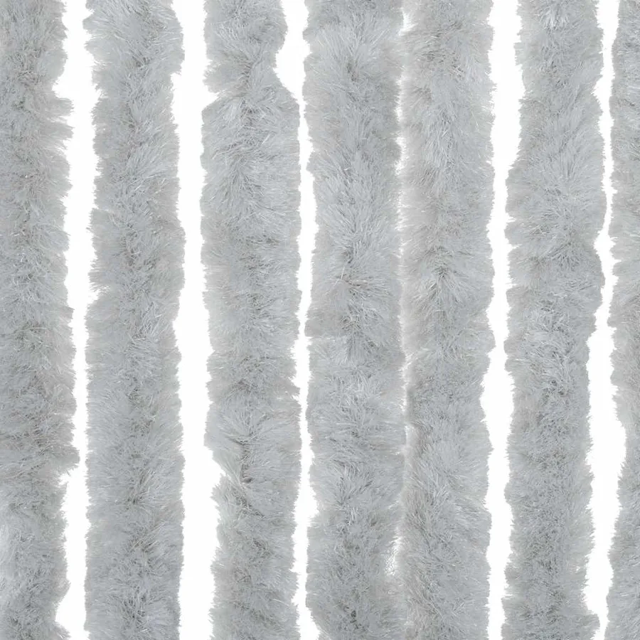 Rideau anti-mouches gris 56x185 cm chenille - 6