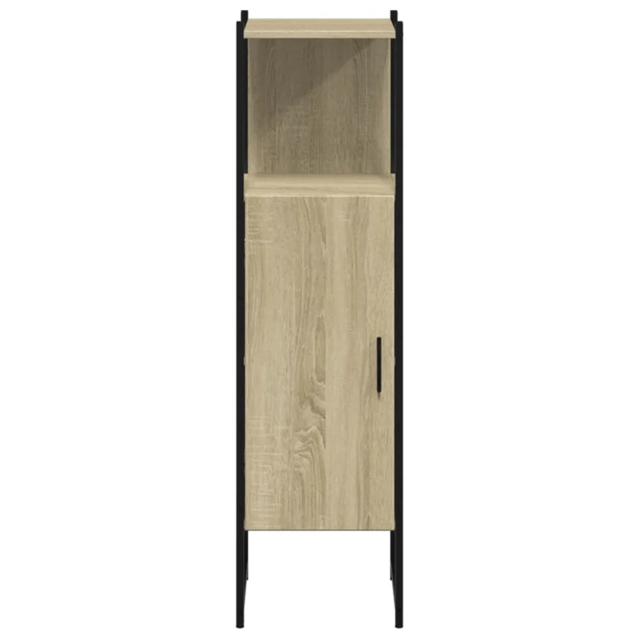 Armoire de salle de bain chêne sonoma 33x33x120,5 cm - 5