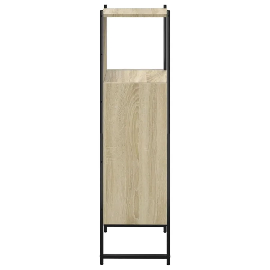 Armoire de salle de bain chêne sonoma 33x33x120,5 cm - 7