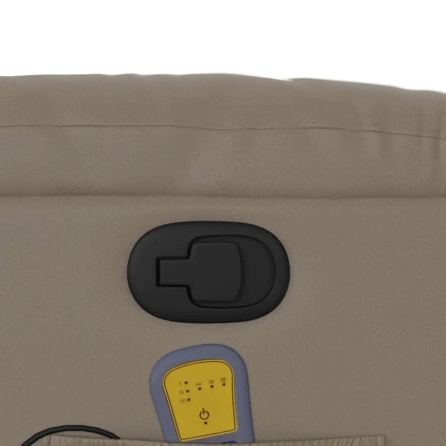 Fauteuil de massage inclinable Cappuccino Similicuir - 10