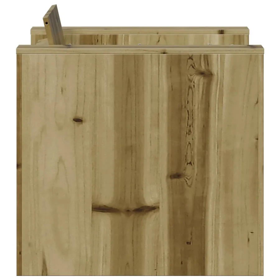 Canapé de jardin 79x60x62 cm bois de pin imprégné - 5