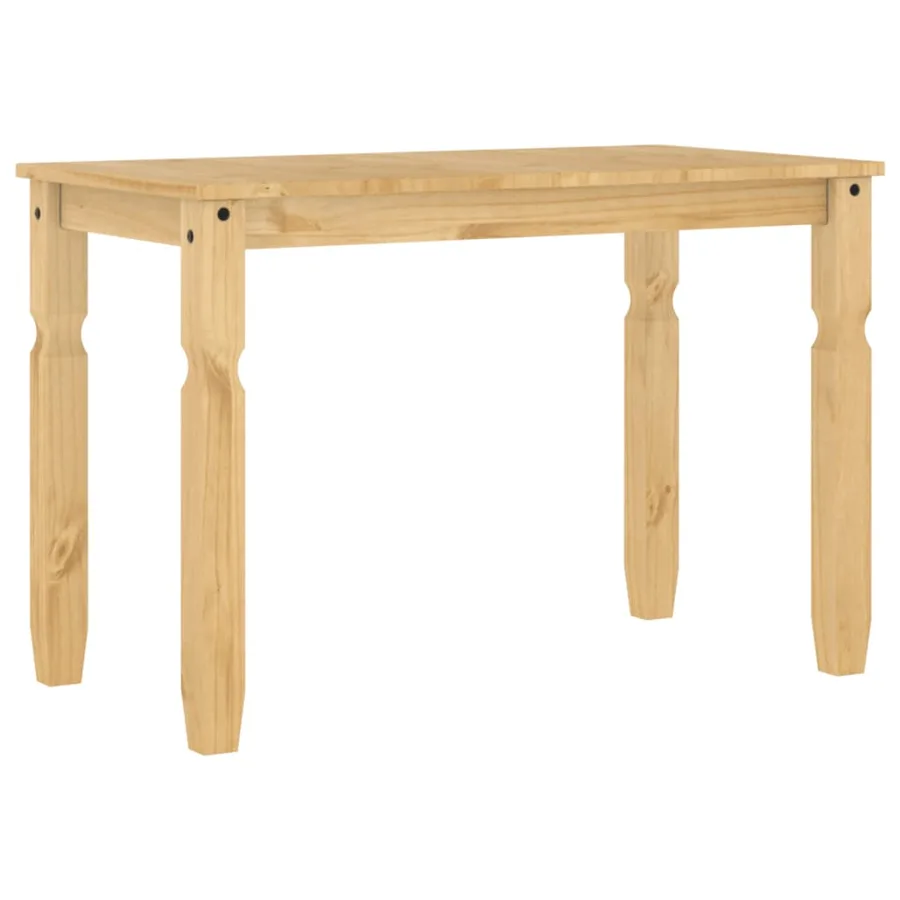 Table à manger Corona 112x60x75 cm bois massif de pin - 6