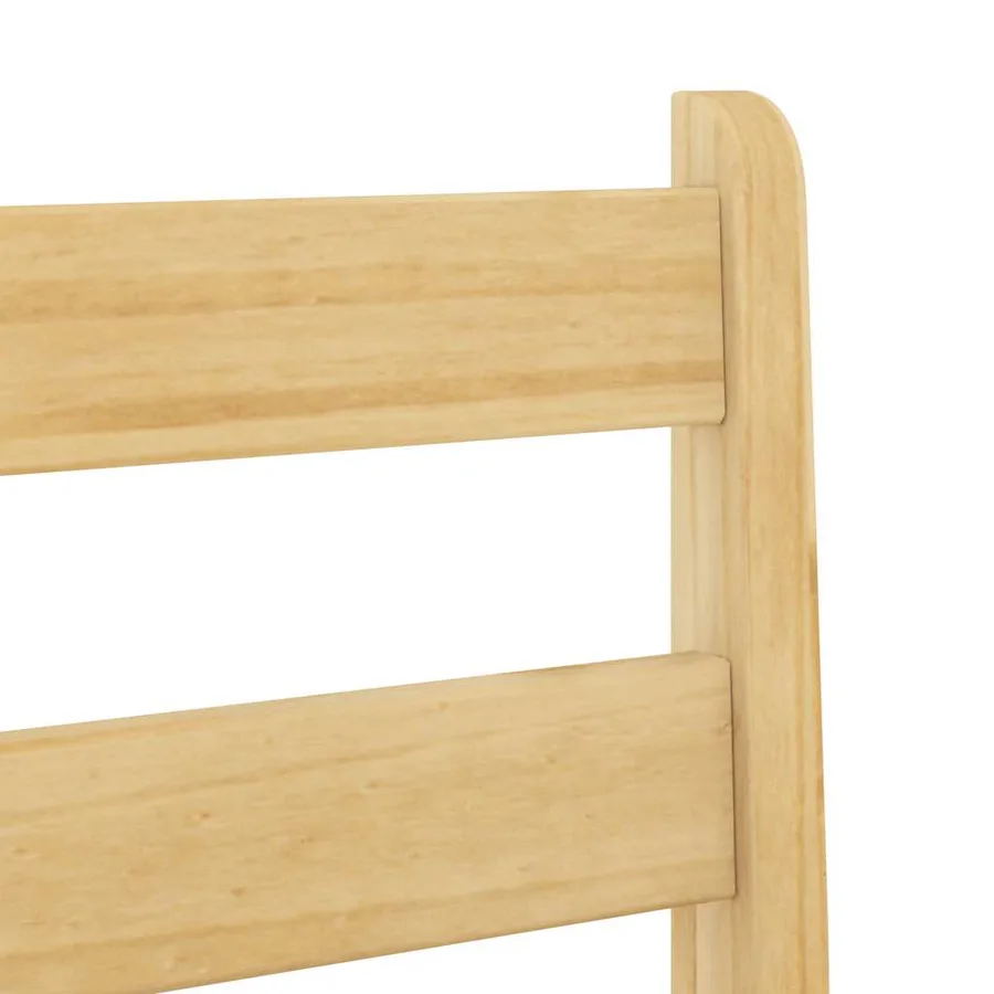 Chaises de bar lot de 2 bois de pin solide - 8