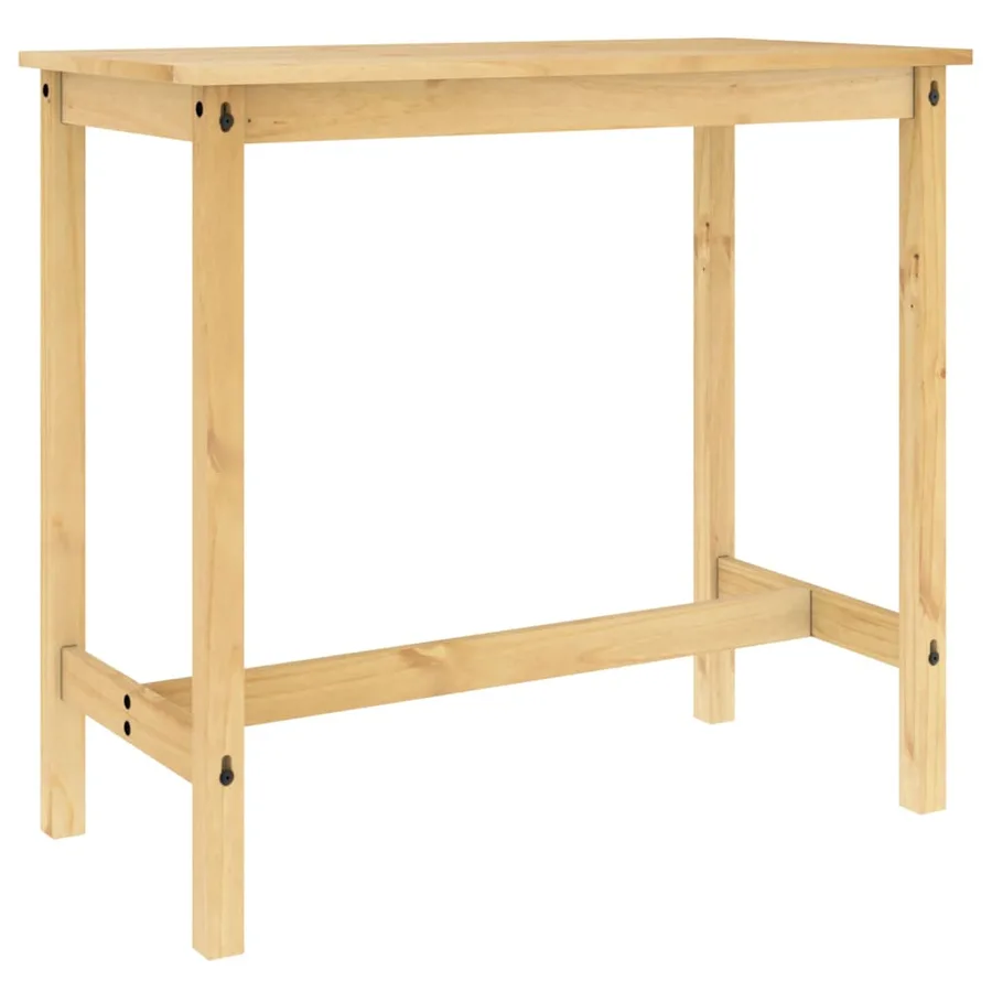 Ensemble de bar 5 pcs Bois de pin massif - 12