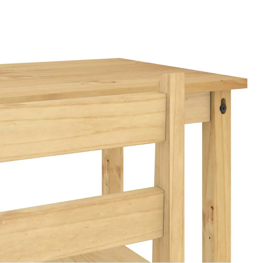 Ensemble de bar 3 pcs Bois de pin massif - 13