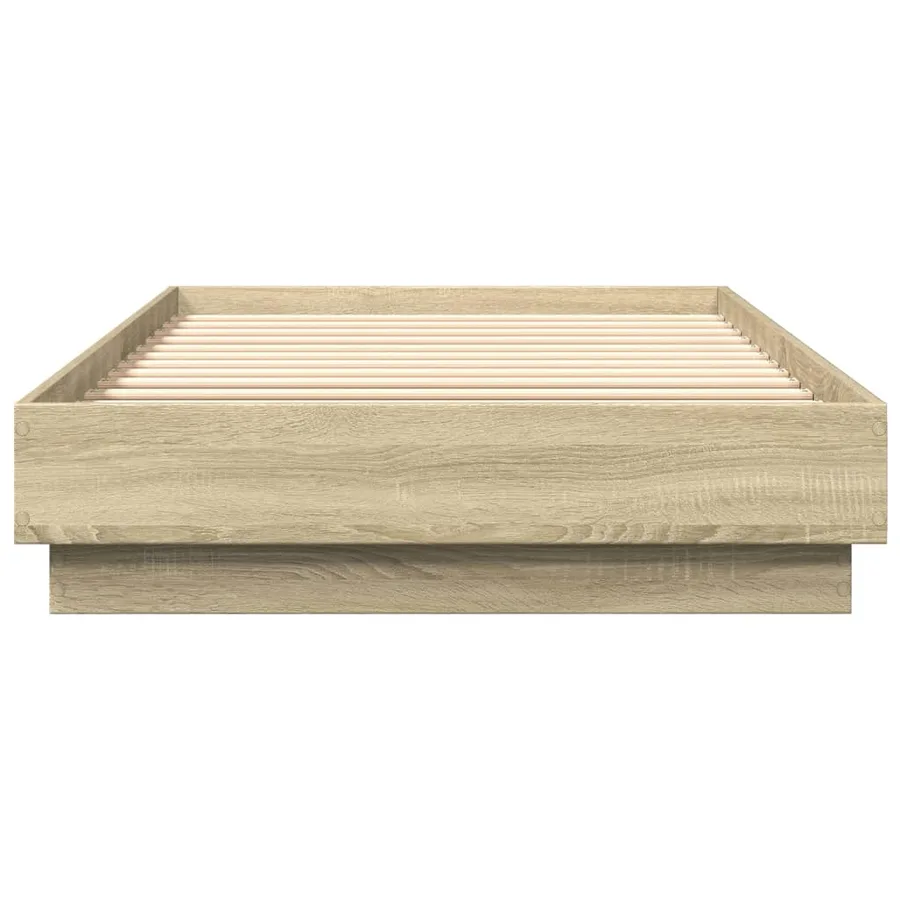 Cadre de lit sans matelas avec lumières LED 90x200 cm - 6