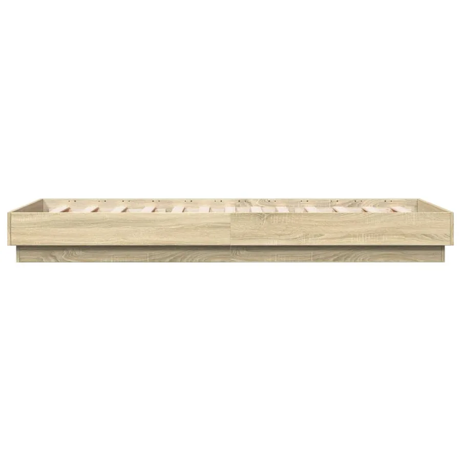 Cadre de lit sans matelas avec lumières LED 90x200 cm - 7