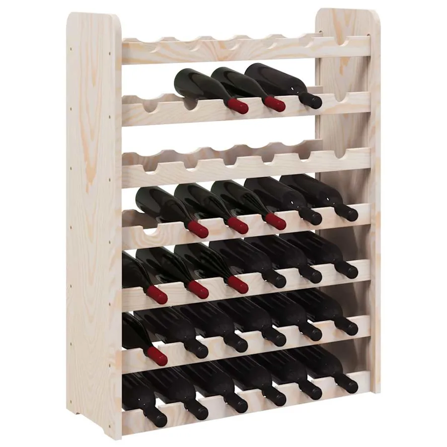 Casier à vin 67,5x25x87 cm Bois de pin massif - 4
