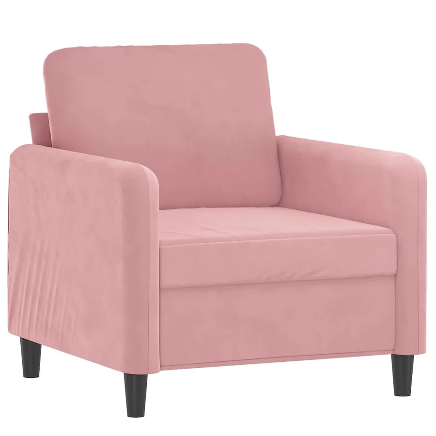 Ensemble de canapés 3 pcs rose velours - 3