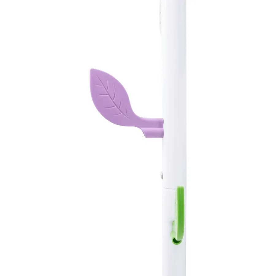 Porte-manteau blanc 172 cm fer enduit de poudre - 7