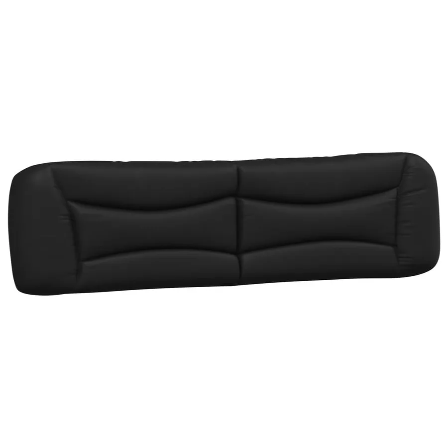 Coussin de tête de lit Hvar noir 200 cm similicuir - 2