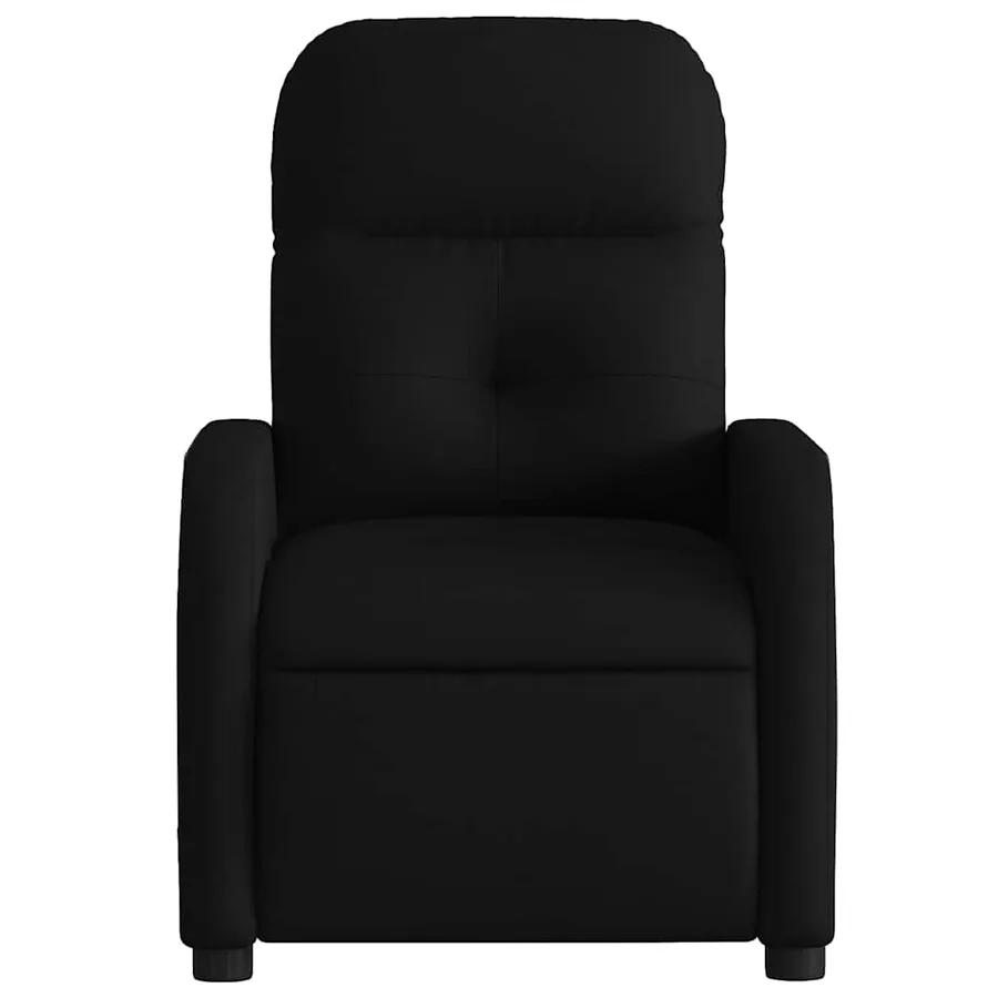 Fauteuil inclinable Noir Tissu - 6