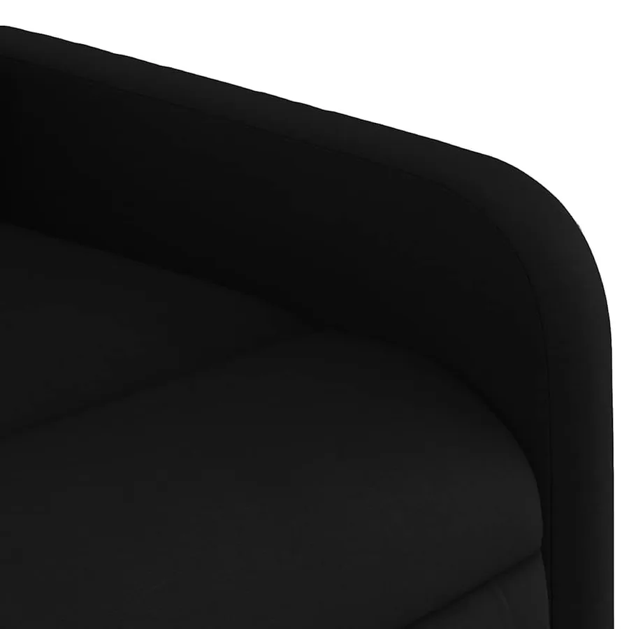 Fauteuil inclinable électrique noir tissu - 12