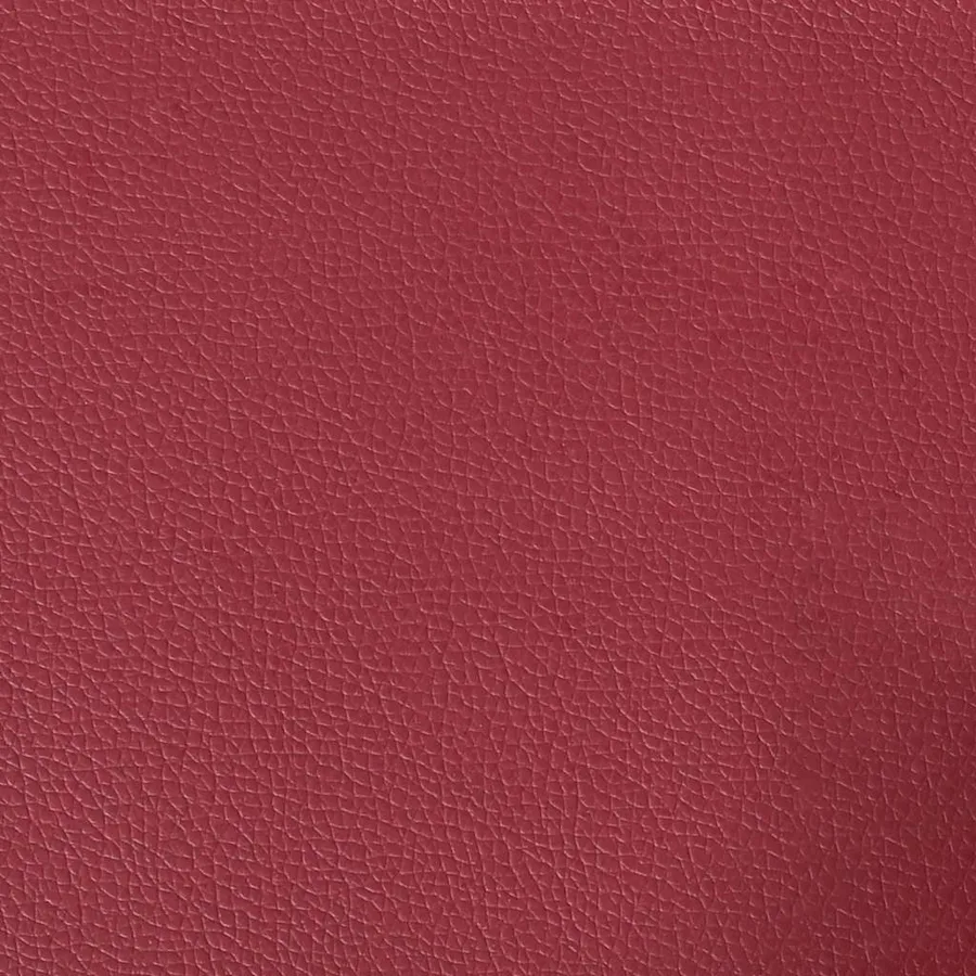 Canapé à 2 places Rouge bordeaux 120 cm Similicuir - 8