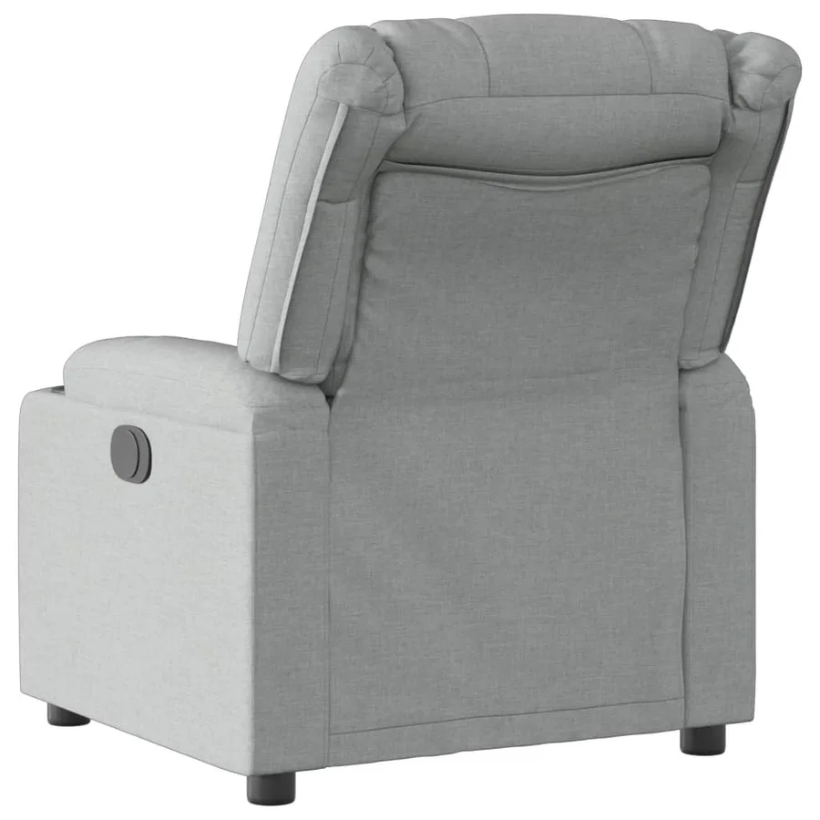 Fauteuil inclinable Gris clair Tissu - 3