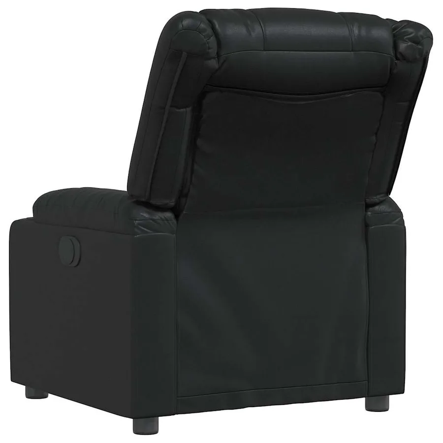 Fauteuil inclinable Noir Similicuir - 3
