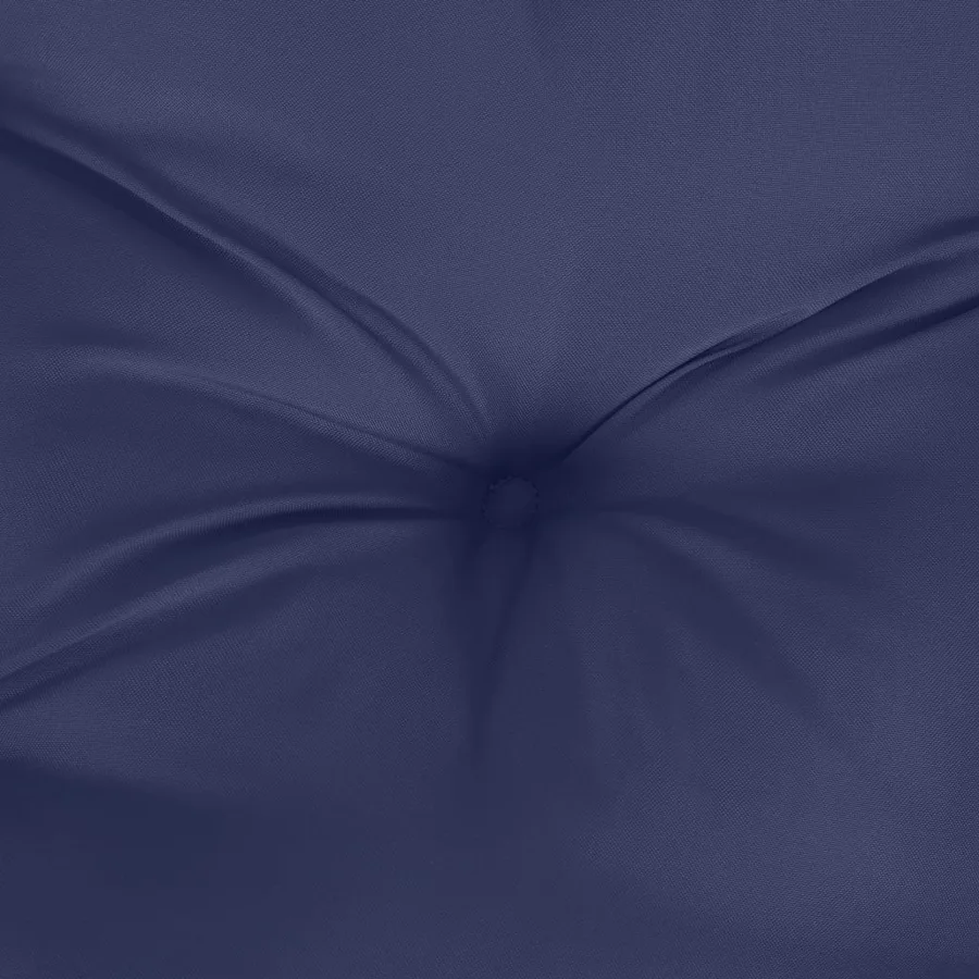 Coussins de chaise à dossier haut lot de 4 bleu marine - 8
