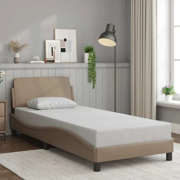 Cadre de lit Dover cappuccino 90x190 cm similicuir