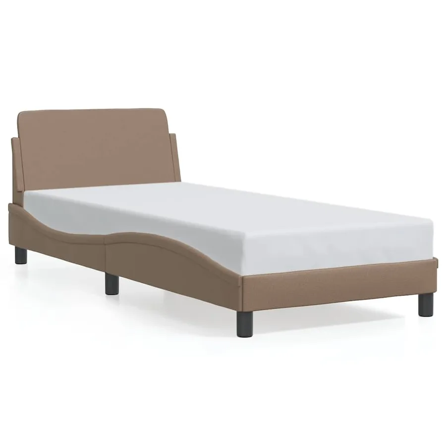 Cadre de lit Dover cappuccino 90x190 cm similicuir - 2