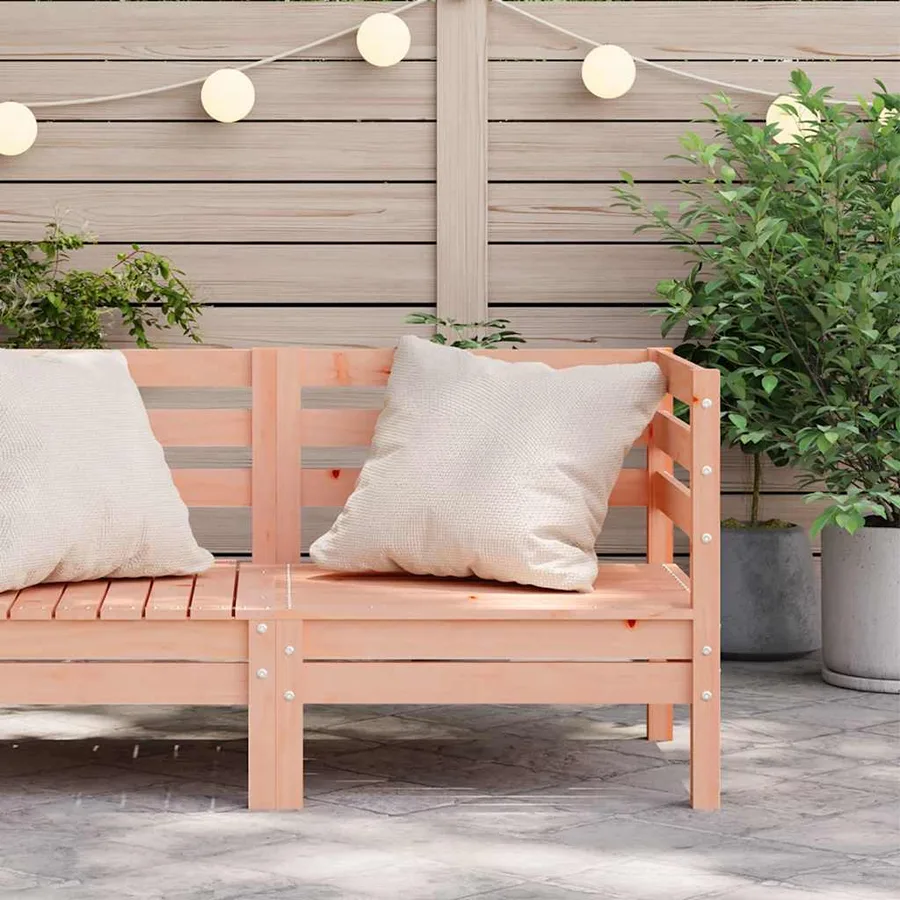 Canapé d'angle de jardin bois massif douglas - 3