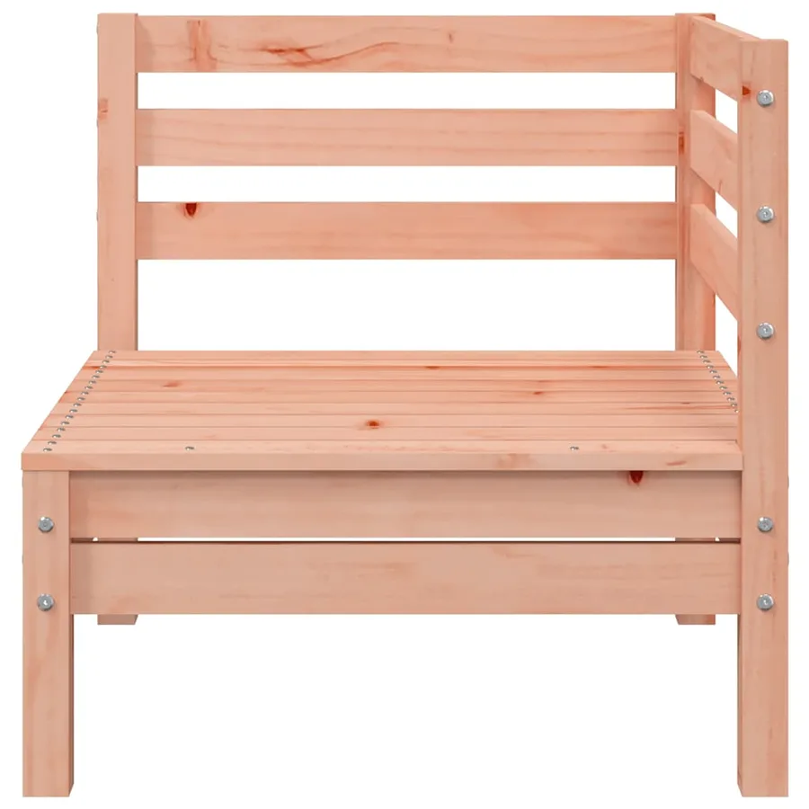 Canapé d'angle de jardin bois massif douglas - 4