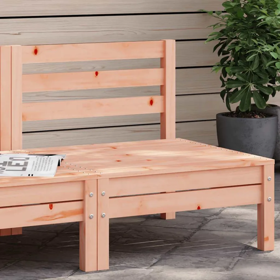 Canapé de jardin sans accoudoirs bois massif douglas