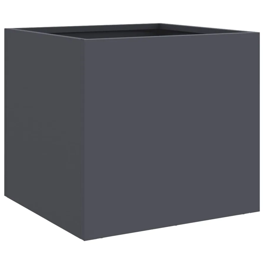 Jardinières 2 pcs anthracite 32x30x29 cm acier - 7