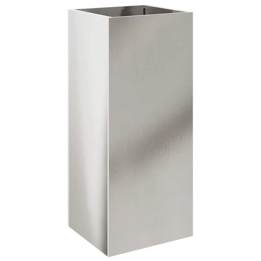 Jardinière argenté 32x29x75 cm acier inoxydable - 6
