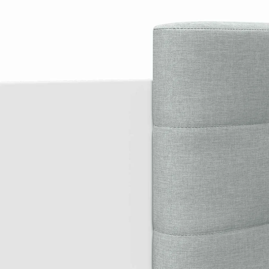 Cadre de lit avec LED sans matelas blanc 120x200 cm - 9