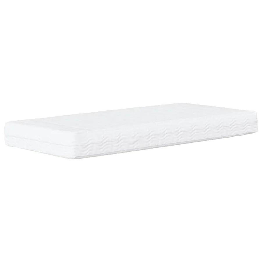 Lit avec matelas Dover vert foncé 90x190 cm velours - 5