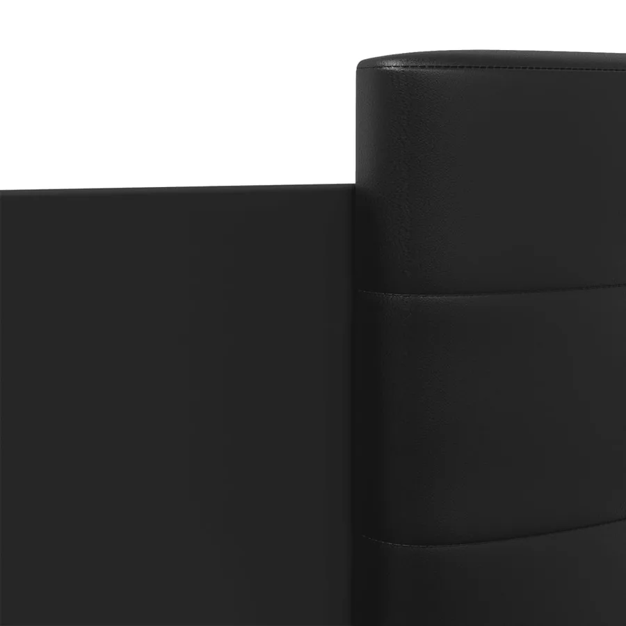 Cadre de lit sans matelas noir 150x200 cm - 7
