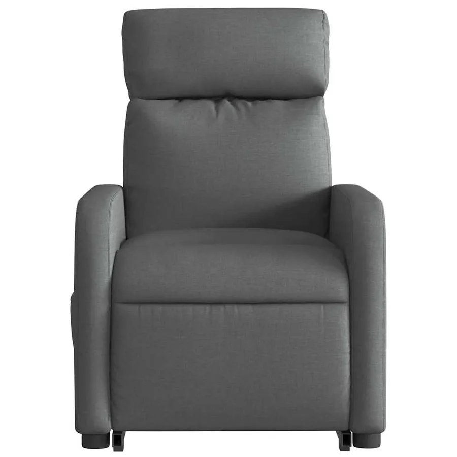 Fauteuil inclinable électrique gris foncé tissu - 9
